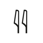 Hiéroglyphe M17 x 2