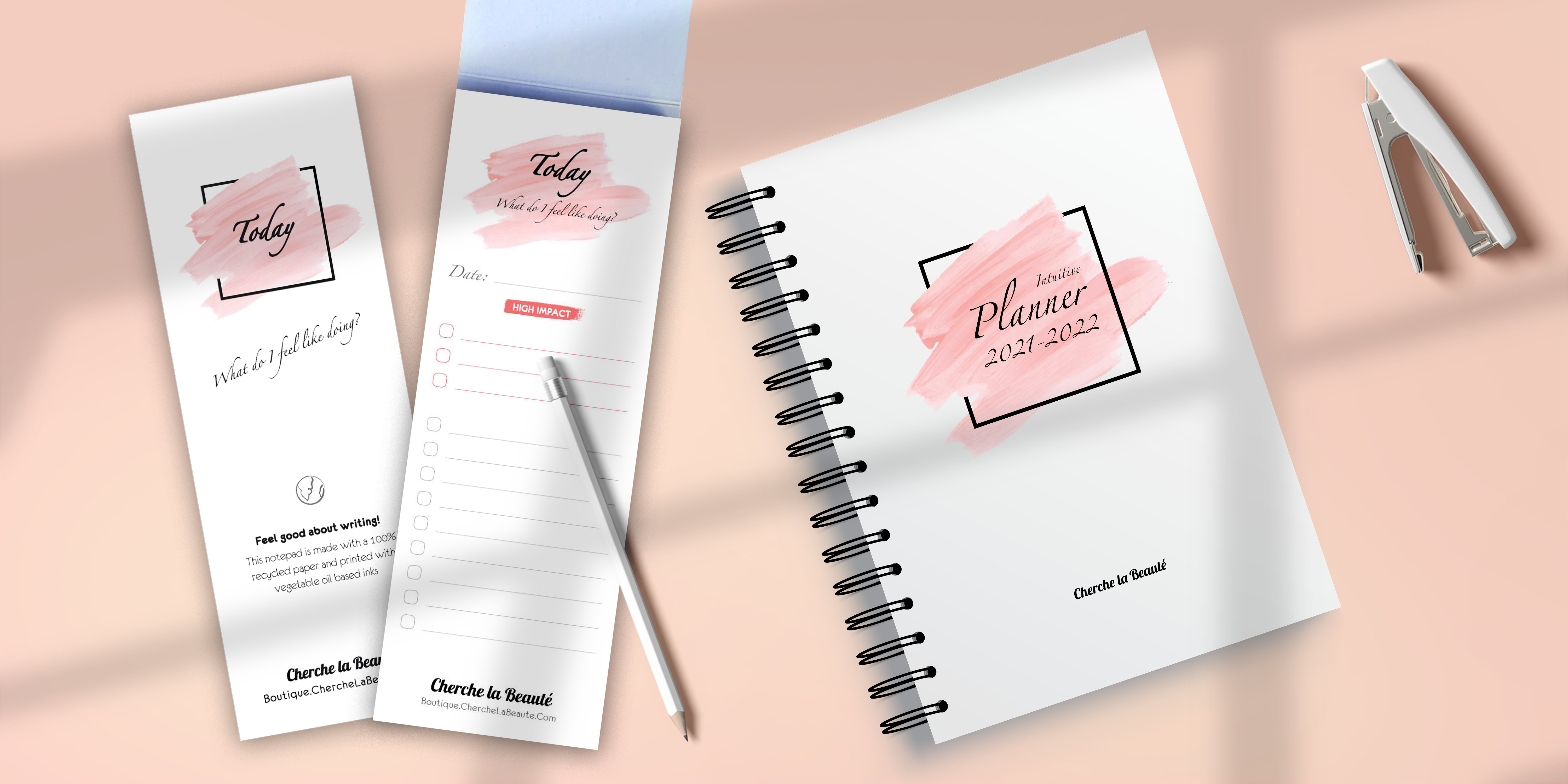 Planners and Notepad by Cherche la Beaute
